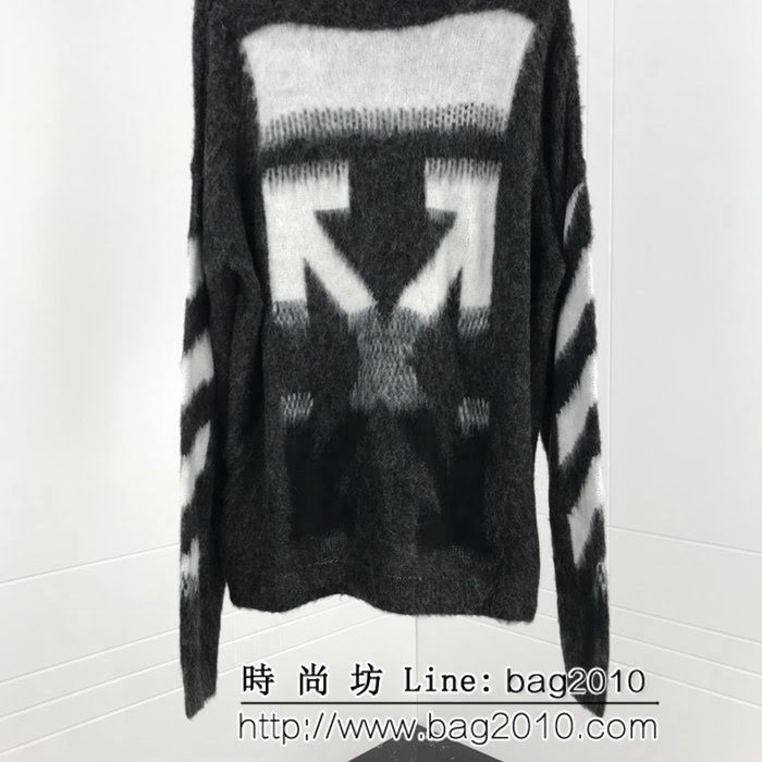 OWBLACK BRUSHED KNITWEAR Knitwear 針織拉絨馬海毛 毛衣定制面料 OS寬鬆版型 情侶款 ydi2443